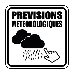 Logo prévisions météorologiques.