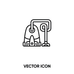 Vacuum cleaner vector icon. Modern, simple flat vector illustration for website or mobile app.Electrnic symbol, logo illustration. Pixel perfect vector graphics	