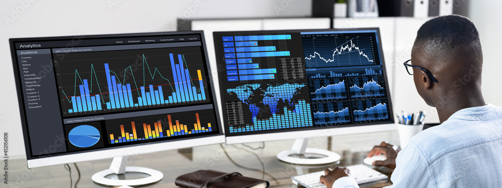 Poster african advisor using kpi dashboard