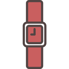 wristwatch one color icon