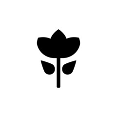 flower icon, nature vector, plant illustration