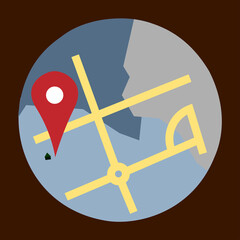 compass and map