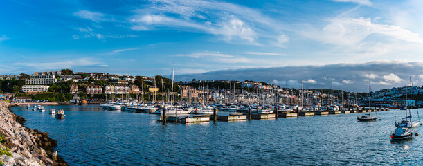 Brixham Marina and Harbour, Torbay, Devon, England