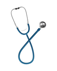 Realistic Classic Stethoscope Composition