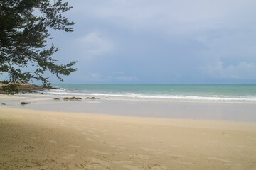 View of beautiful beach and seacape in thailand