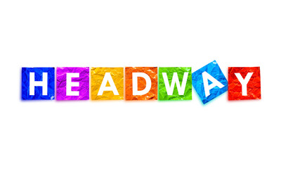 words written on colored paper that is full of meaning