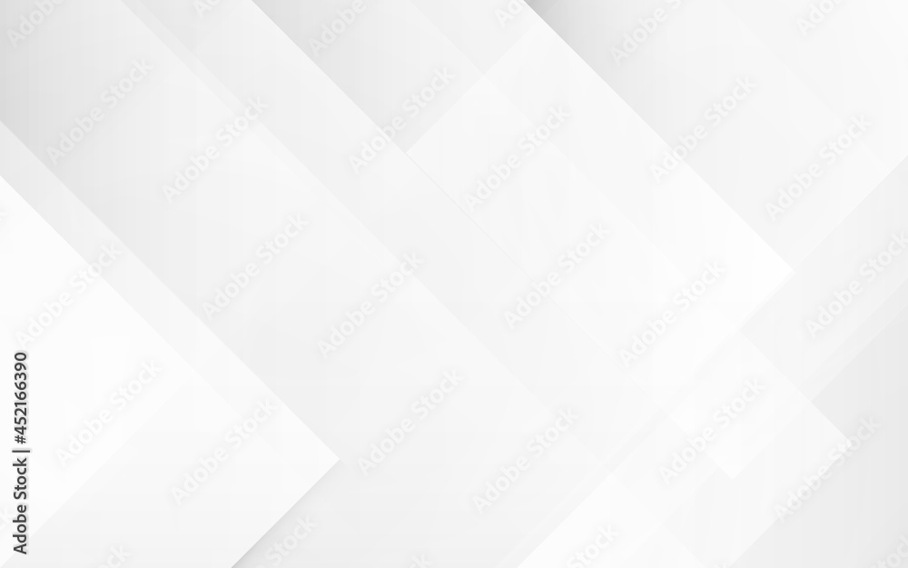 Aufkleber Abstract white and grey geometric shape with digital hi-tech concept background technology. Vector illustration