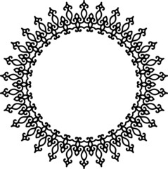 Mandala Art can be used for artwork decoration, coloring or tattoo design.