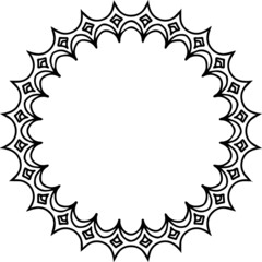 Mandala Art can be used for artwork decoration, coloring or tattoo design.