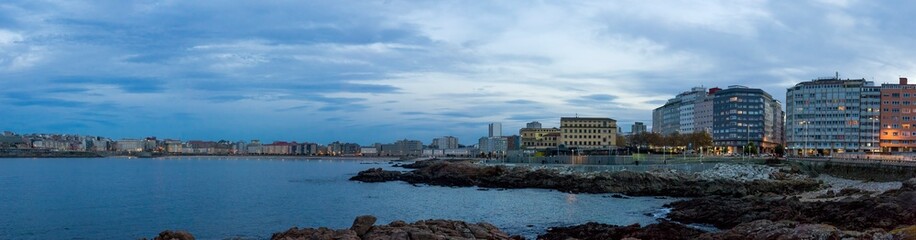 Fototapeta premium Sunrise in Coruña