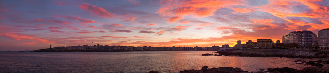 Sunrise in Coruña