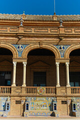 Facade detail at Plaza de España | Seville, Spain