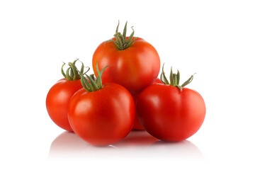tomatoes isolated on white background