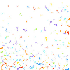 Question marks Quiz doubt survey faq public poll.