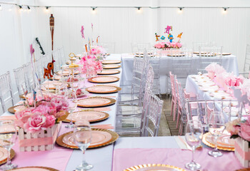 wedding table setting