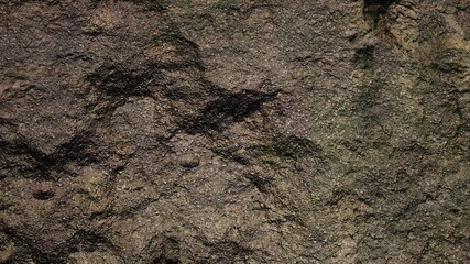Rough and Dry Rock Ground Surface Texture 3D Rendering