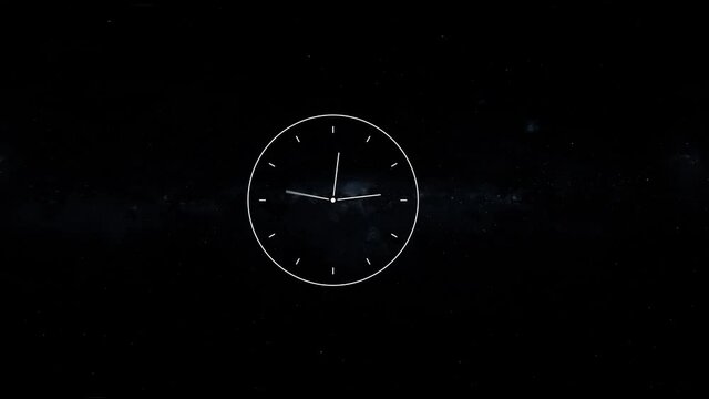 Time clock isolated icon for wab design. Simple vector illustration.Round clock isolated on simple background. Minimal concept. Flat lay. Top view.