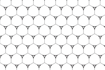Naklejka premium Abstract hexagonal seamless pattern design