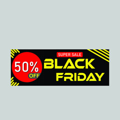 Black Friday Facebook cover Design 