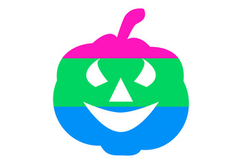 LGBT pride flag, rainbow flag background. Multicolored peace flag movement. Original colors symbol.