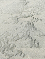 Sand Patterns - The tide and wind are constantly creating new patterns on the ocean beaches