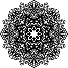 Mandala Art can be used for artwork decoration, coloring or tattoo design.