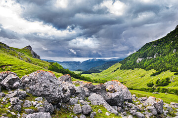 Bucegi mountains in Romania
