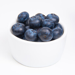 Perfect blueberry on the white background