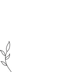 Botanical plants line