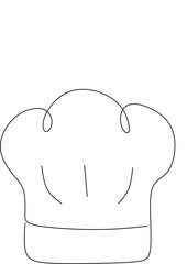 The chef's hat line