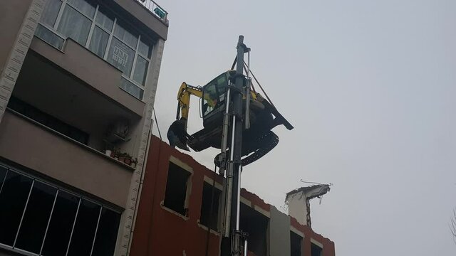 construction machine and crane