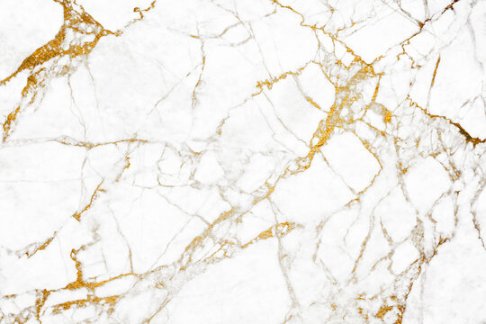 White marble texture with natural pattern for background