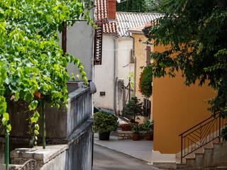Fototapeta na wymiar street in the old town in the mediterranean