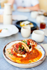 Delicious lunch or dinner