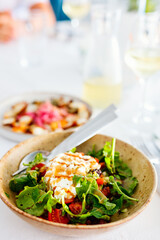 Delicious Santorini salad