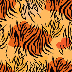 Fototapeta na wymiar Tiger pattern 71