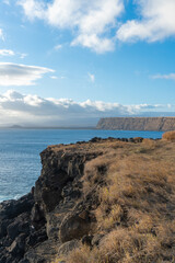 Black cliffs in Hawaii