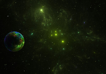 Obraz na płótnie Canvas space galaxy background