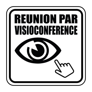 Logo r&eacute;union par visioconf&eacute;rence.