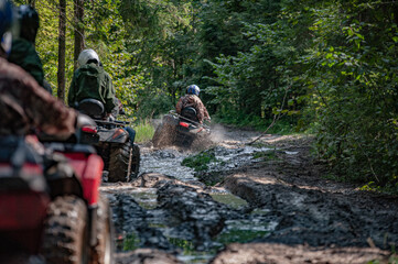 Offroad Buggy / ATV Driving / Extreme Helmet Driving / Dirt, Thickets, Jungle © Roman Ramenskiy