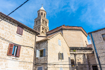 Ancient building in Split historic center, Croatia
