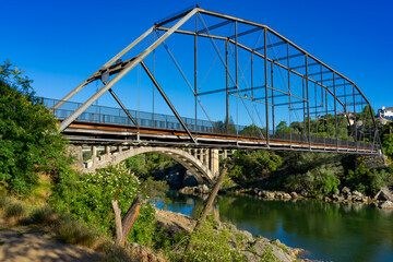 Walker and Rainbow Bridge, Folsom, California