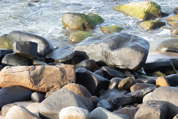 rocks on the beach