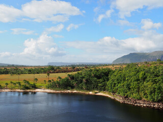 Fototapeta na wymiar Landscape of Canaima National Park, Venezuela