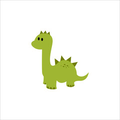Little Baby Dino Vector Template