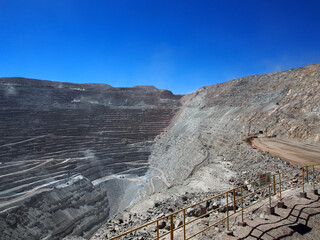 Calama, Chile - 01.04.2019 - Calama: Chuquicamata mine