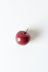 isolated crab apple on a white background