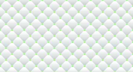 Fototapeta premium White luxury background with rhombuses and beads. vector illustration. 