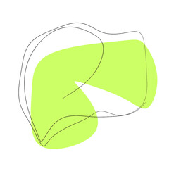 Abstract drawing line
