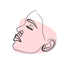 Abstract drawing line